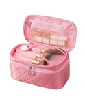 Double Layer Waterproof Pink Makeup Bag