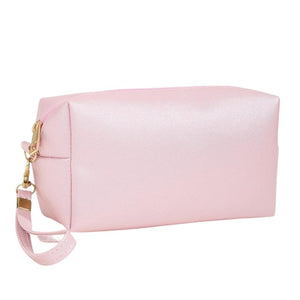 Pink Square Makeup Bag